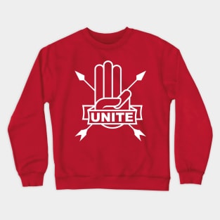 Unite the Districts - White Crewneck Sweatshirt